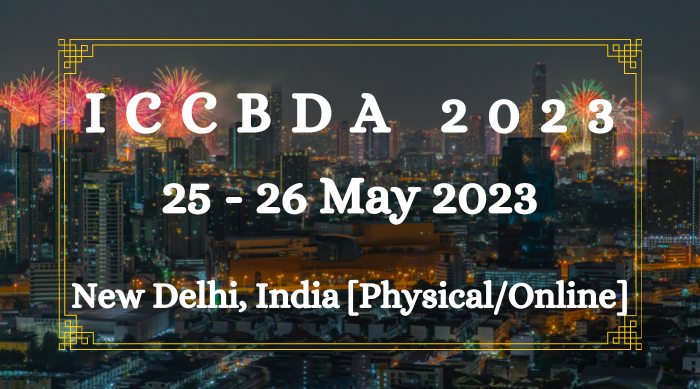  ICCBDA 2023 at New Delhi